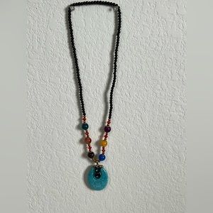 Black and turquoise necklace